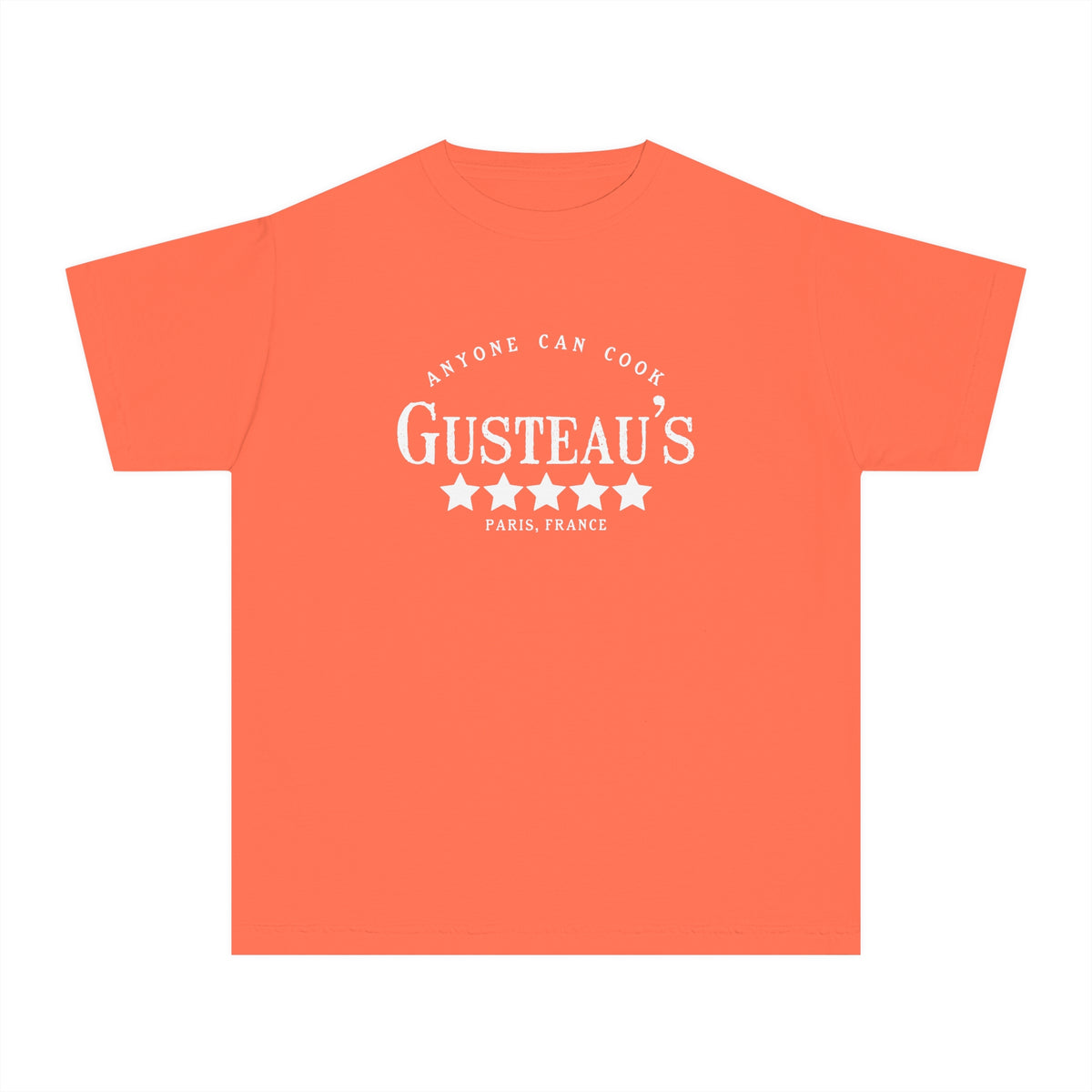 Gusteau’s Anyone Can Cook Comfort Colors Youth Midweight Tee