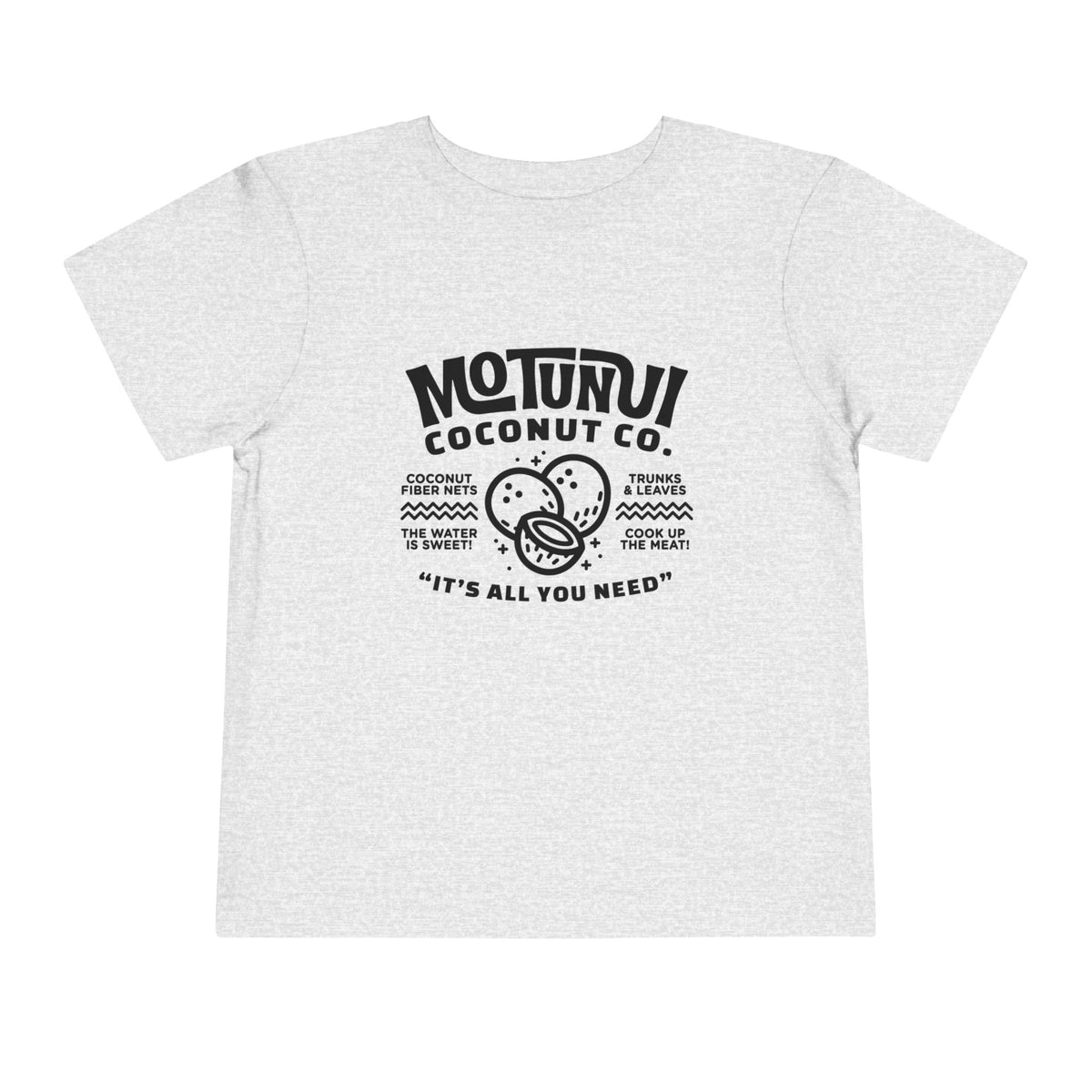Motunui Coconut Co Bella Canvas Toddler Short Sleeve Tee