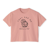 They See Me Rollin' Comfort Colors Women's Boxy Tee