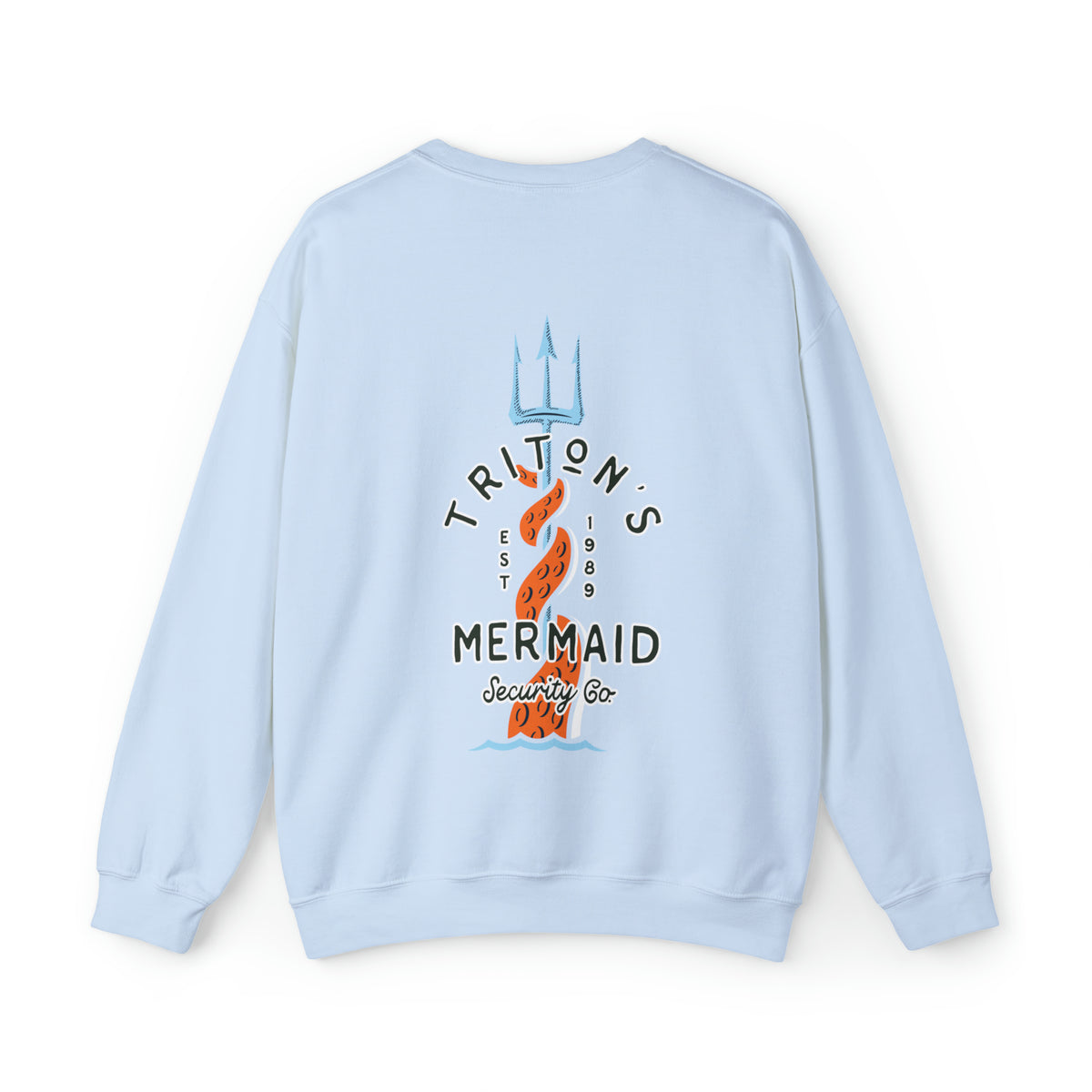 Triton's Mermaid Security Gildan Unisex Heavy Blend™ Crewneck Sweatshirt