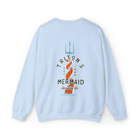 Triton's Mermaid Security Gildan Unisex Heavy Blend™ Crewneck Sweatshirt