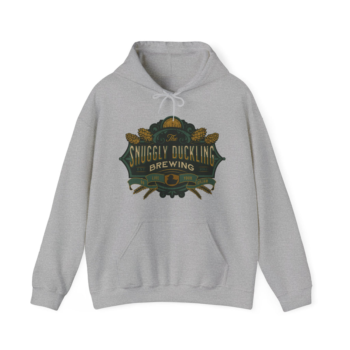 The Snuggly Duckling Brewing Gildan Unisex Heavy Blend™ Hooded Sweatshirt