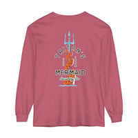 Triton's Mermaid Security Comfort Colors Unisex Garment-dyed Long Sleeve T-Shirt