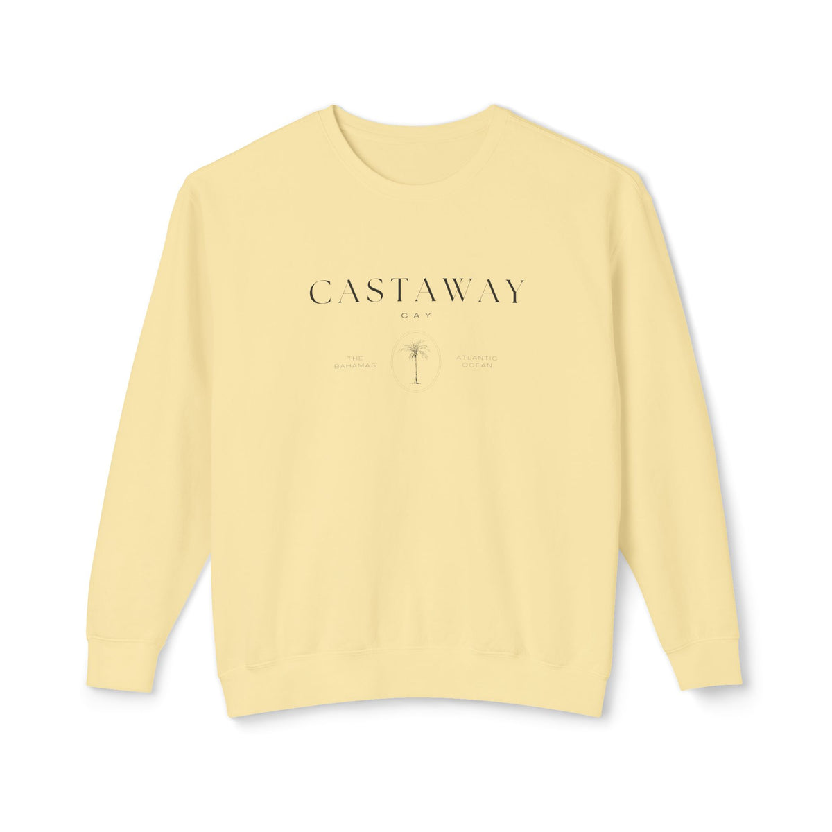 Castaway Cay Unisex Lightweight Comfort Colors Crewneck Sweatshirt