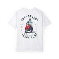 Portorosso Vespa Club Comfort Colors Unisex Garment-Dyed T-shirt