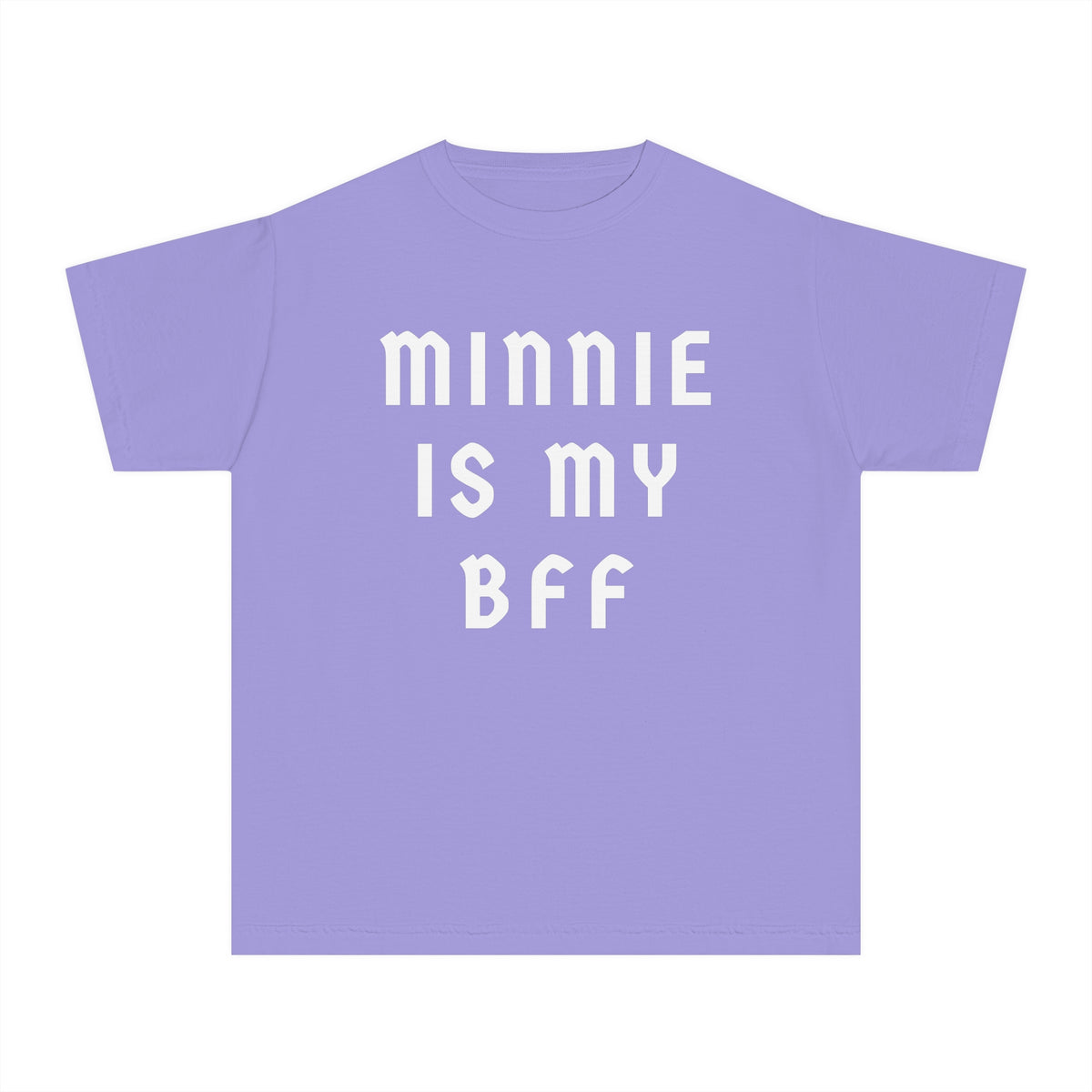 Minnie Is My BFF Comfort Colors Youth Midweight Tee