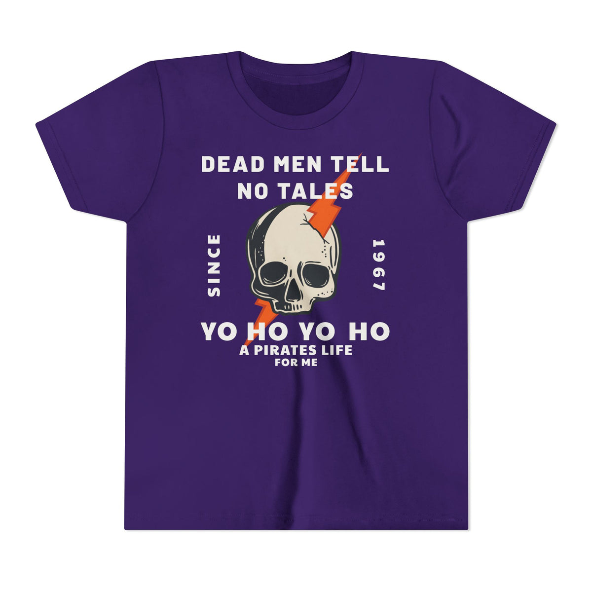 Dead Men Tell No Tales Bella Canvas Youth Short Sleeve Tee
