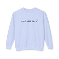 Rope Drop Crew Unisex Lightweight Comfort Colors Crewneck Sweatshirt