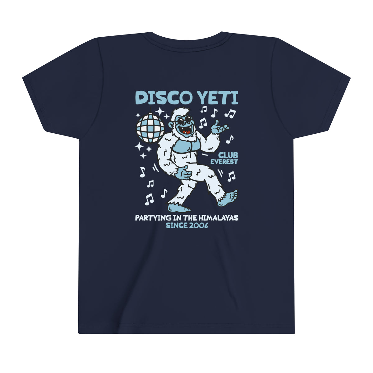 Disco Yeti Bella Canvas Youth Short Sleeve Tee