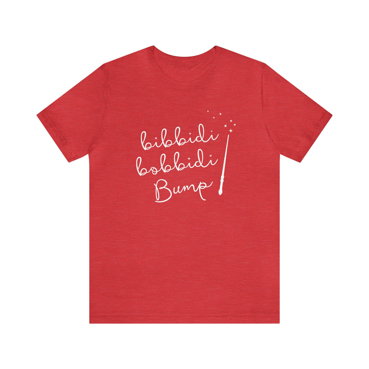Bibbidi Bobbidi Bump Bella Canvas Unisex Jersey Short Sleeve Tee