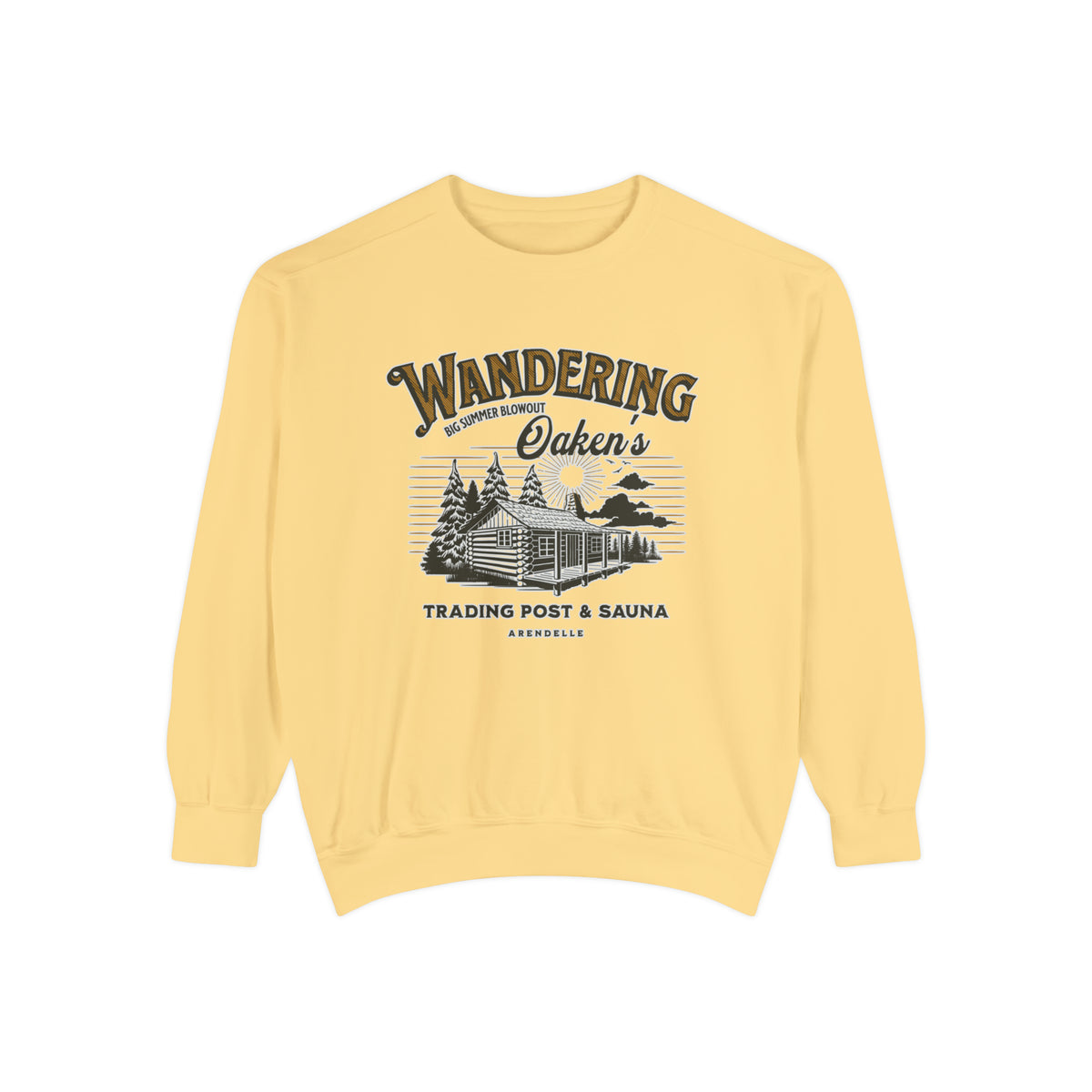 Wandering Oaken’s Trading Post Comfort Colors Unisex Garment-Dyed Sweatshirt