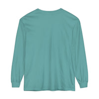 Spooky Scary Skeletons Comfort Colors Unisex Garment-dyed Long Sleeve T-Shirt