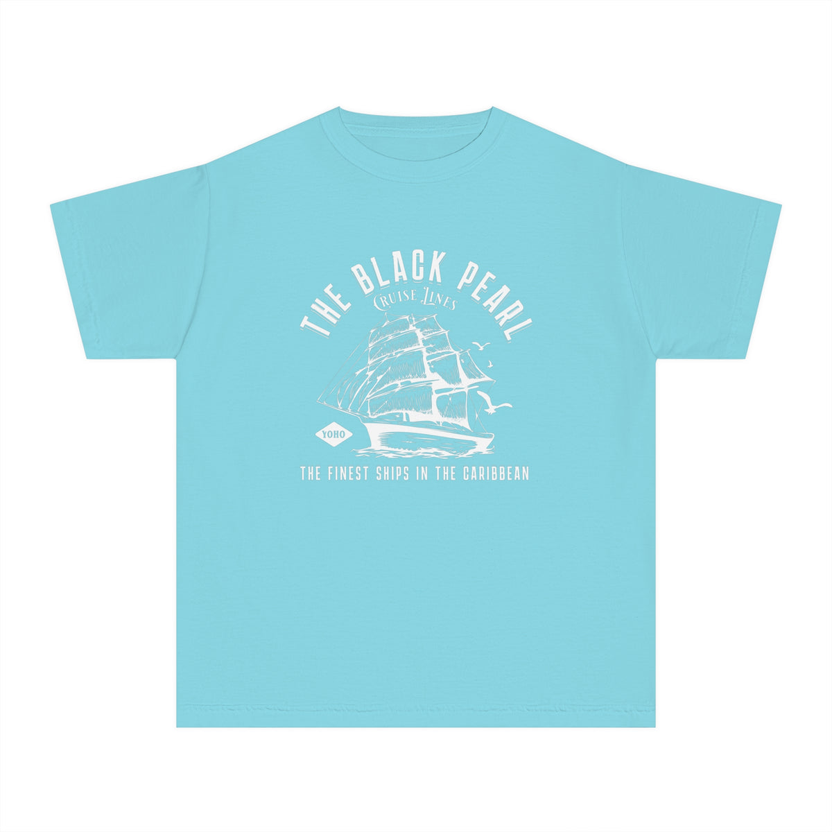 Black Pearl Cruise Lines Comfort Colors Youth Midweight Tee