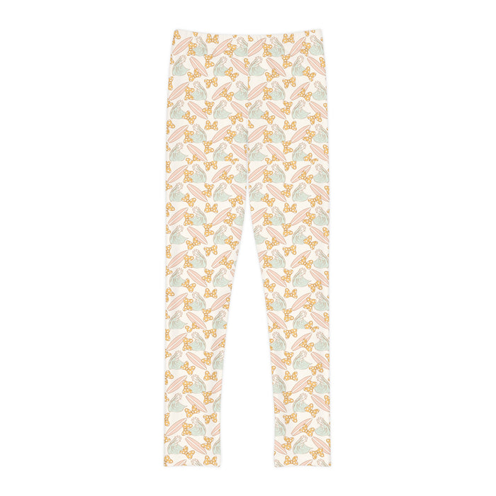 Surfing Minnie Youth Full-Length Leggings