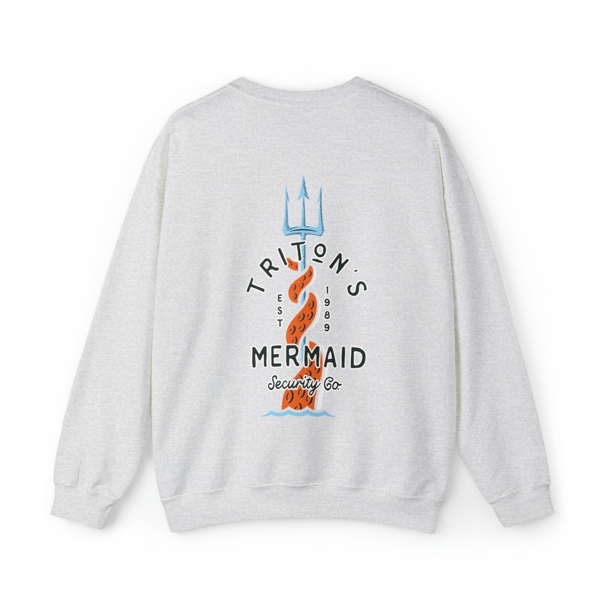 Triton's Mermaid Security Gildan Unisex Heavy Blend™ Crewneck Sweatshirt