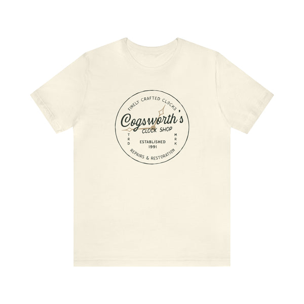 Cogsworth's Clock Shop Bella Canvas Unisex Jersey Short Sleeve Tee