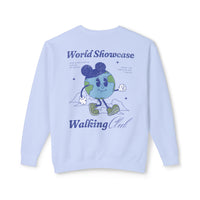 World Showcase Walking Club Unisex Lightweight Comfort Colors Crewneck Sweatshirt