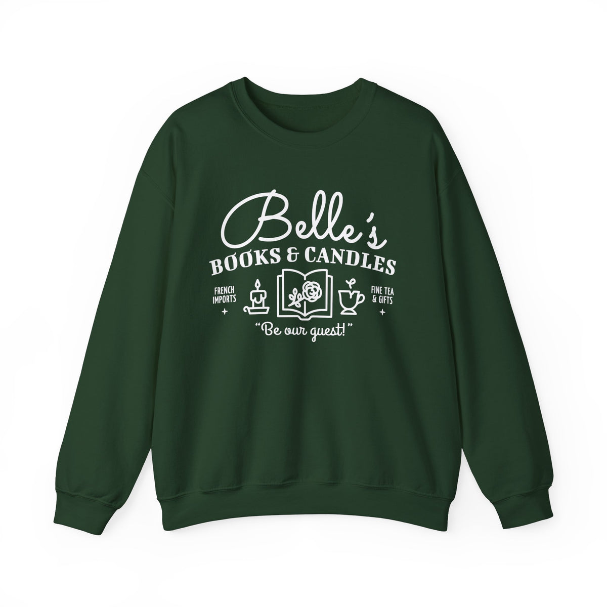 Belle's Books & Candles Gildan Unisex Heavy Blend™ Crewneck Sweatshirt