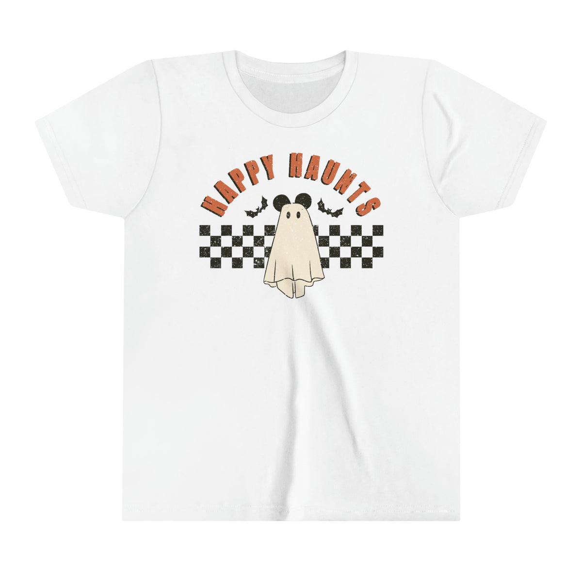 Happy Haunts Bella Canvas Youth Short Sleeve Tee