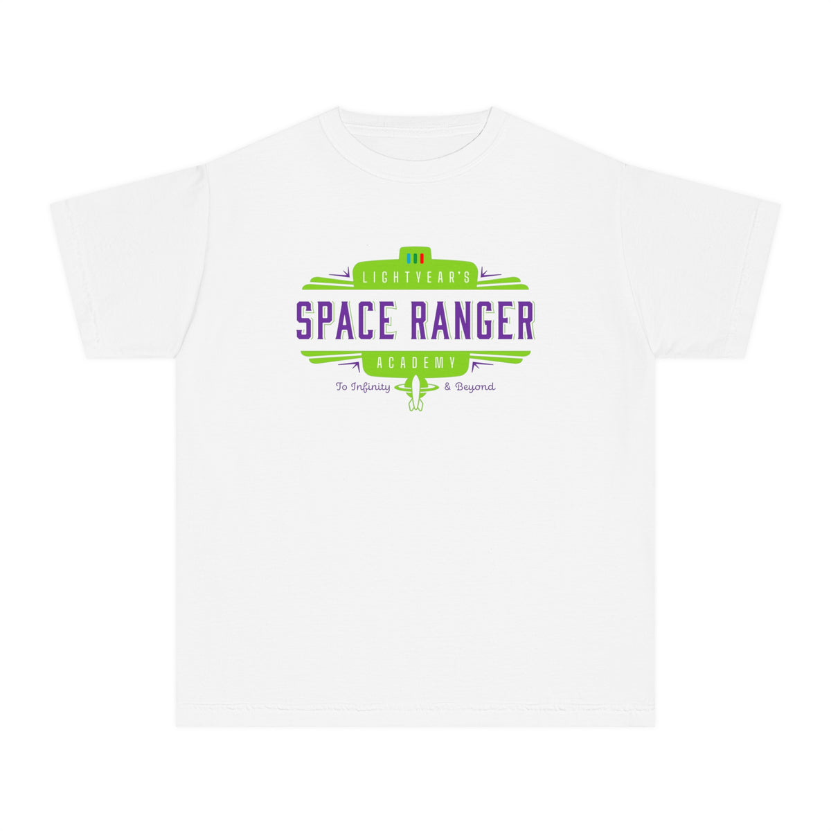 Lightyear's Space Ranger Academy Comfort Colors Youth Midweight Tee