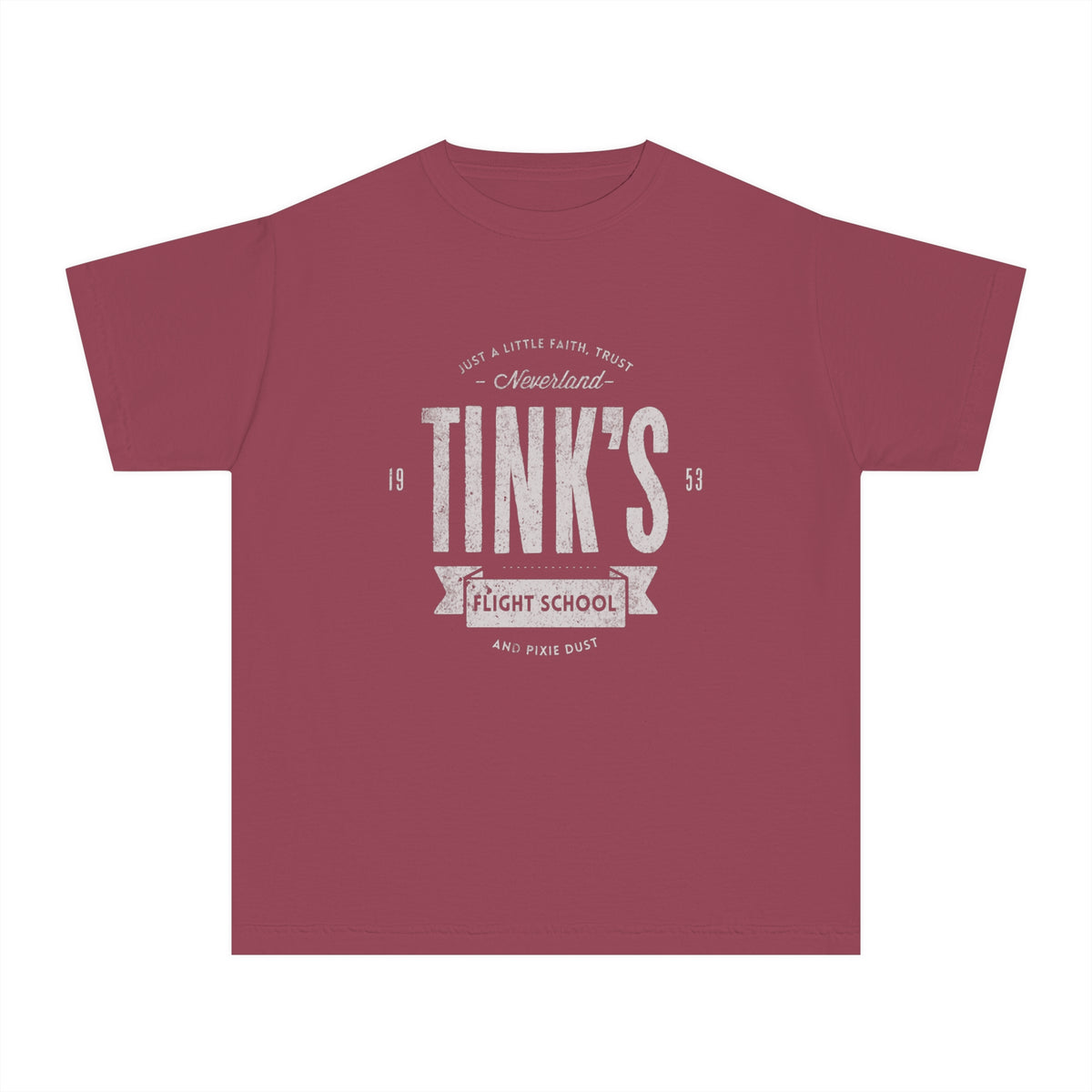 Tink's Flight School Comfort Colors Youth Midweight Tee