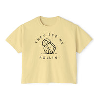 They See Me Rollin' Comfort Colors Women's Boxy Tee