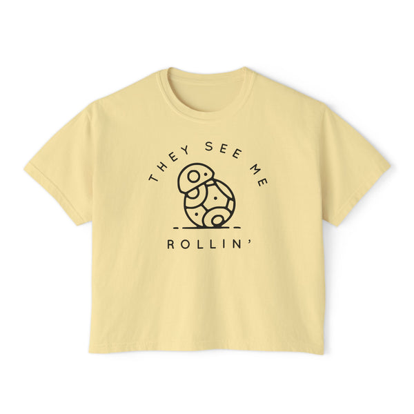 They See Me Rollin' Comfort Colors Women's Boxy Tee
