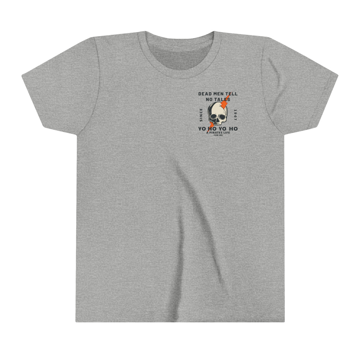 Dead Men Tell No Tales Bella Canvas Youth Short Sleeve Tee