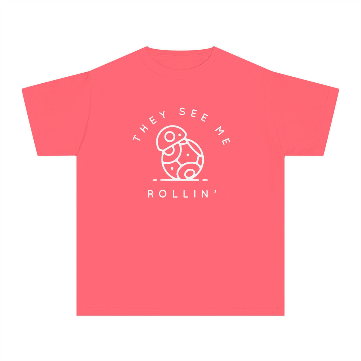 They See Me Rollin' Comfort Colors Youth Midweight Tee