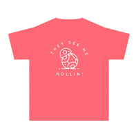 They See Me Rollin' Comfort Colors Youth Midweight Tee