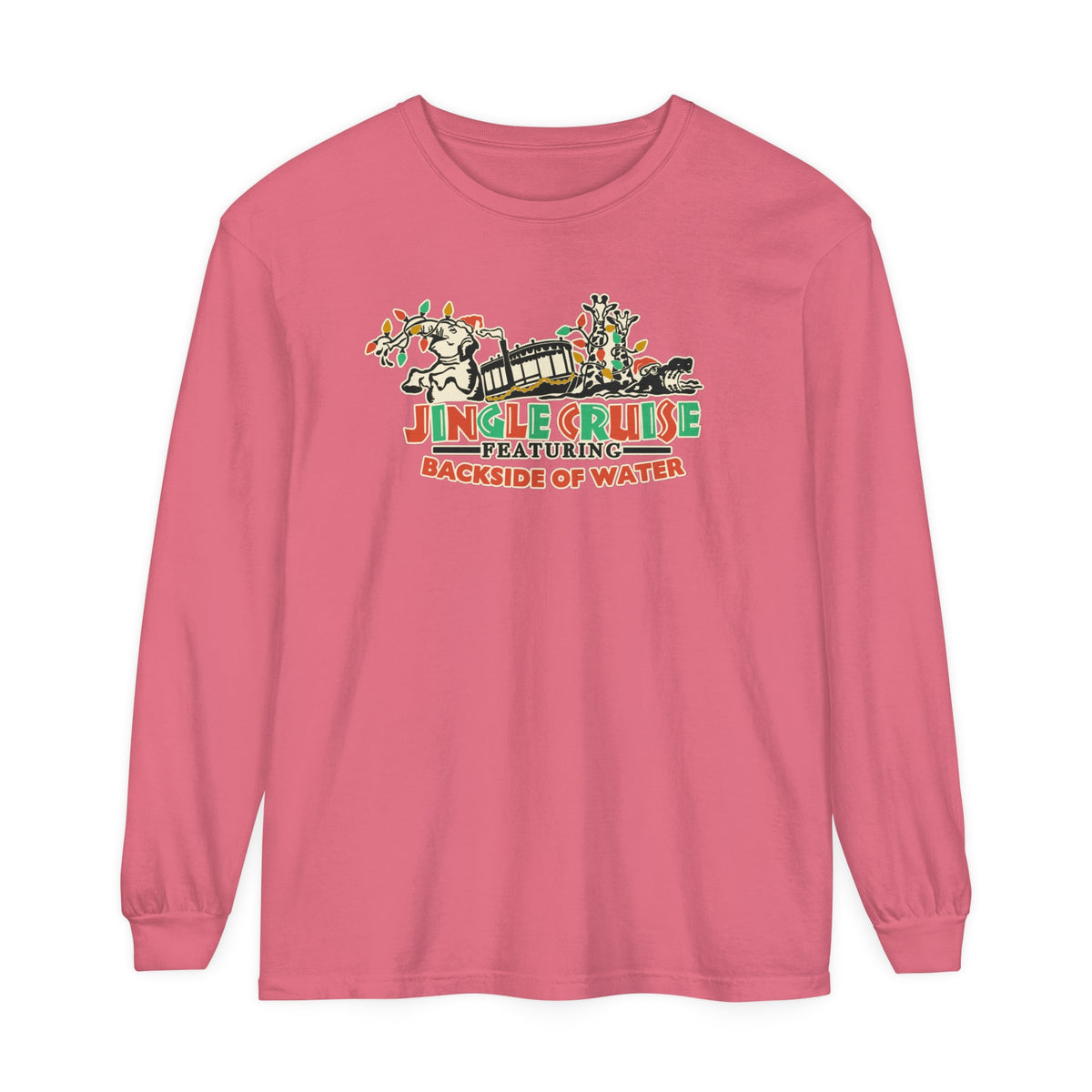 Jingle Cruise Comfort Colors Unisex Garment-dyed Long Sleeve T-Shirt