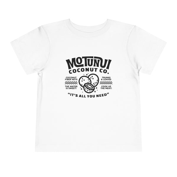Motunui Coconut Co Bella Canvas Toddler Short Sleeve Tee