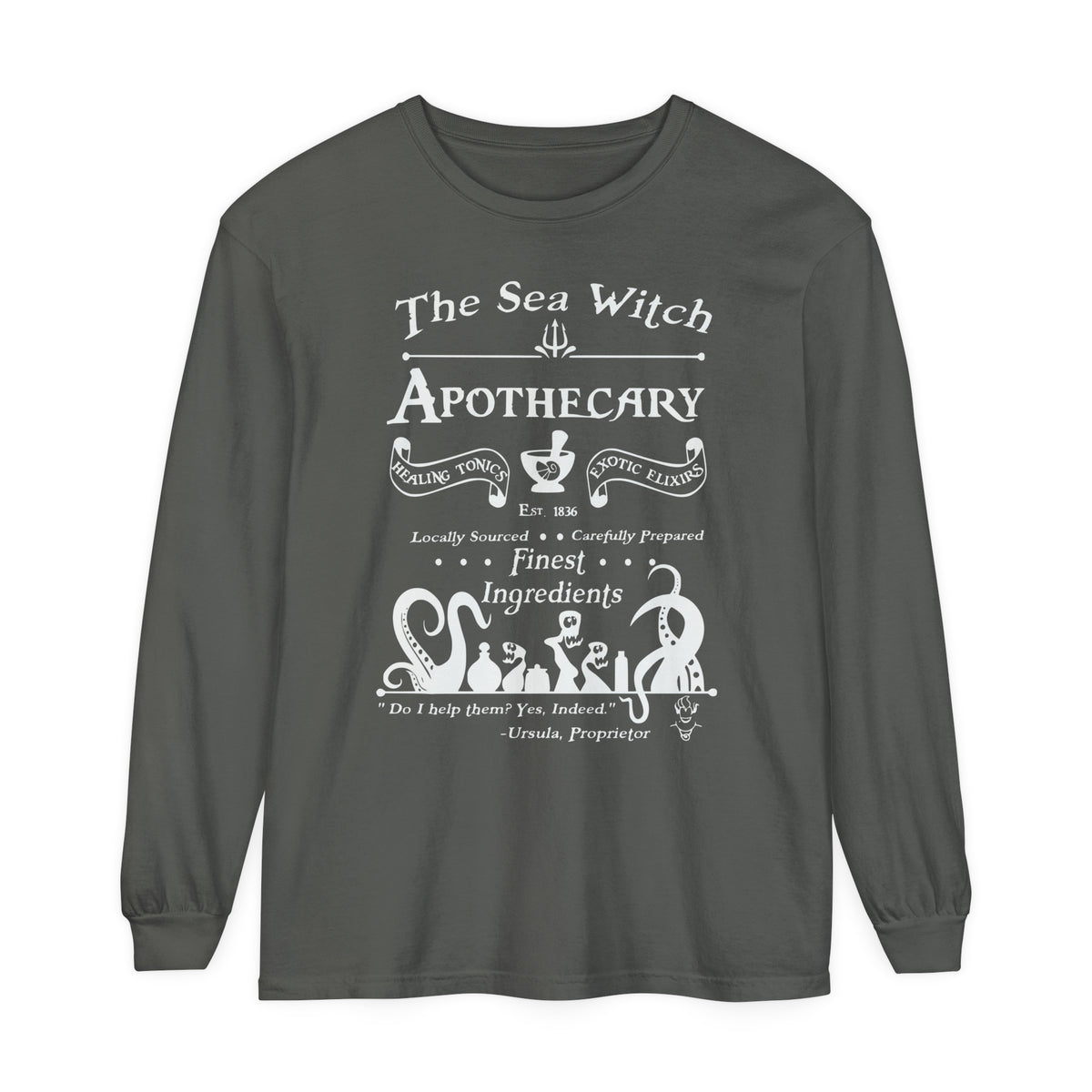 Sea Witch Apothecary Comfort Colors Unisex Garment-dyed Long Sleeve T-Shirt