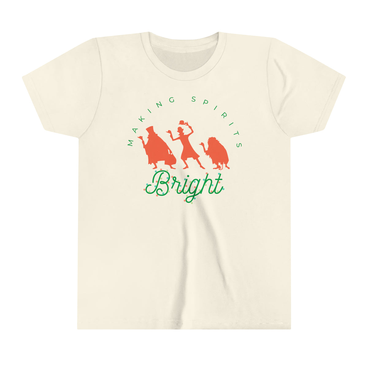 Making Spirits Bright Bella Canvas Youth Short Sleeve Tee