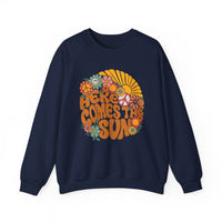 Here Comes The Sun Gildan Unisex Heavy Blend™ Crewneck Sweatshirt