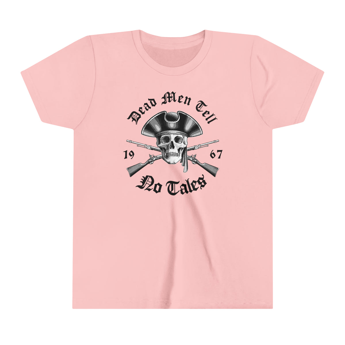 Dead Men Tell No Tales Bella Canvas Youth Short Sleeve Tee