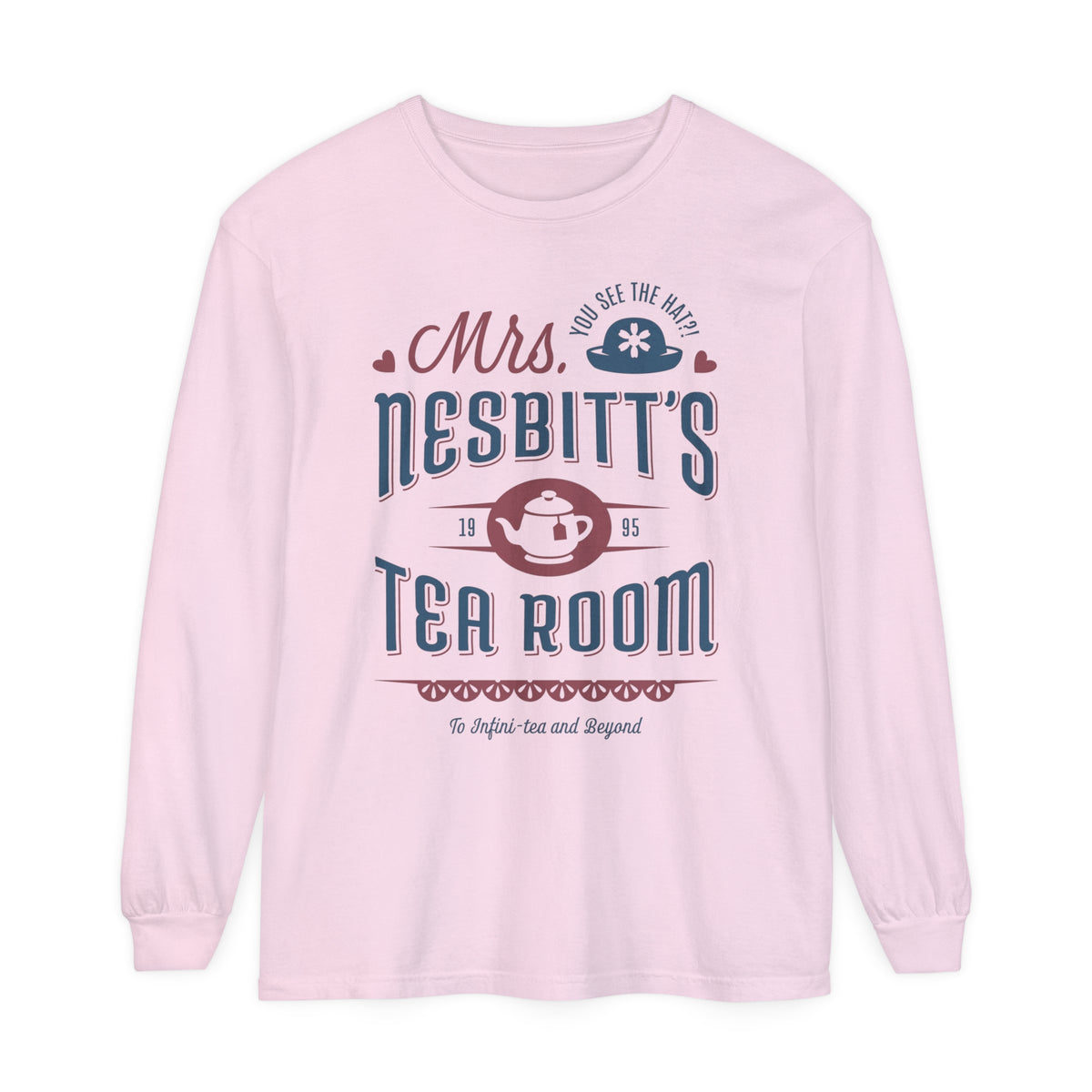 Mrs. Nesbitt's Tea Room Comfort Colors Unisex Garment-dyed Long Sleeve T-Shirt