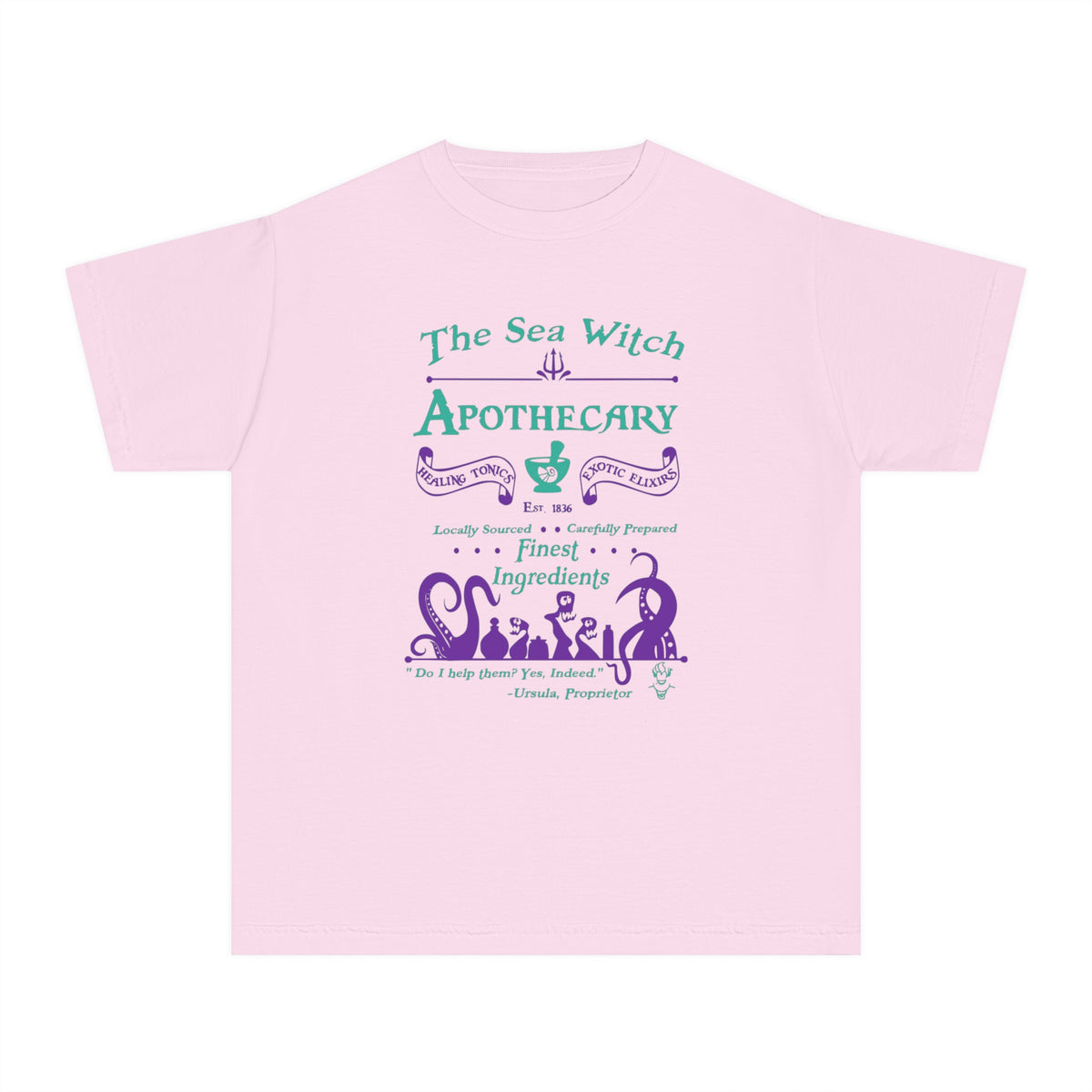Sea Witch Apothecary Comfort Colors Youth Midweight Tee