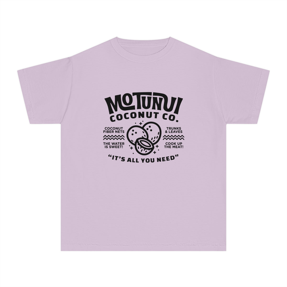 Motunui Coconut Company Comfort Colors Youth Midweight Tee