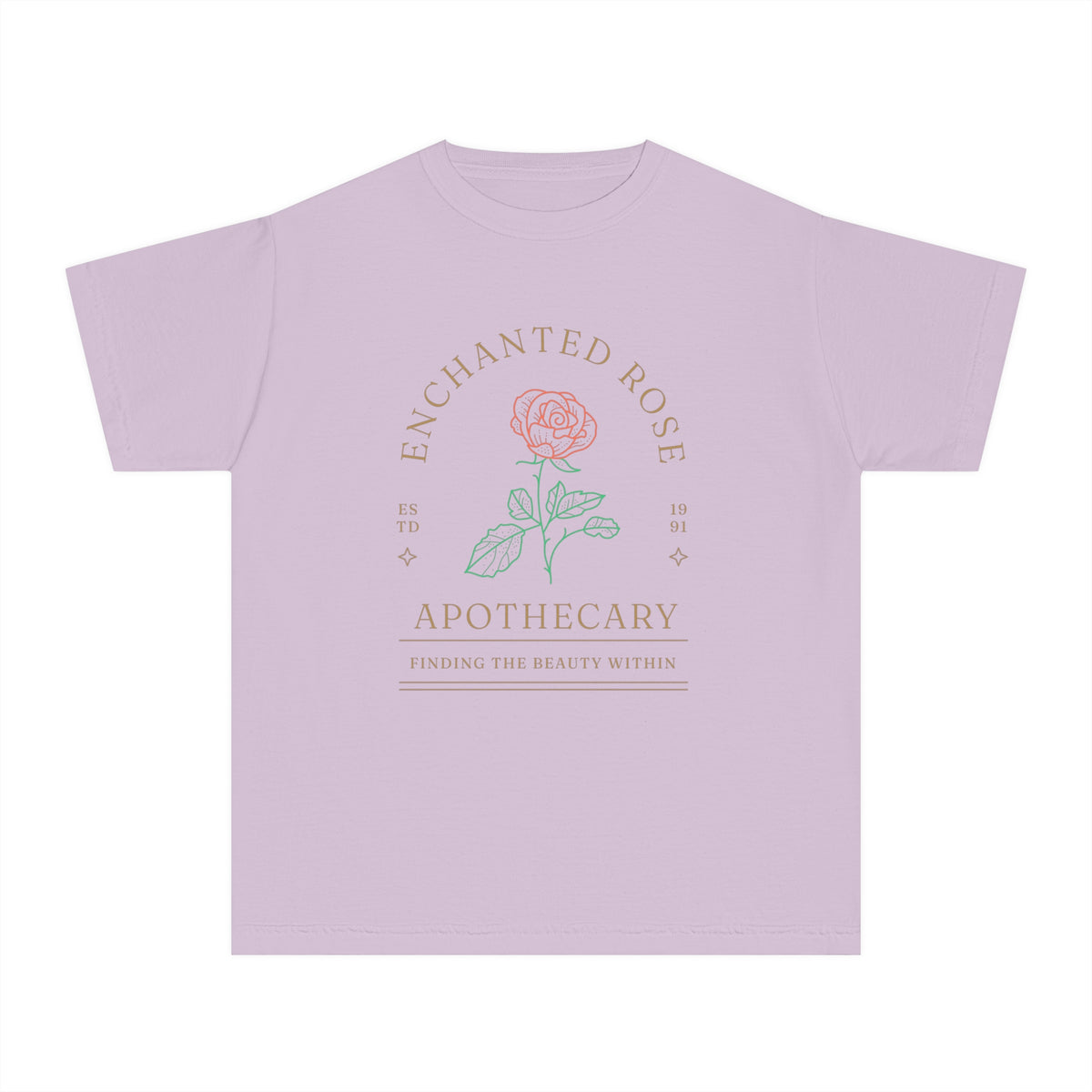 Enchanted Rose Apothecary Comfort Colors Youth Midweight Tee