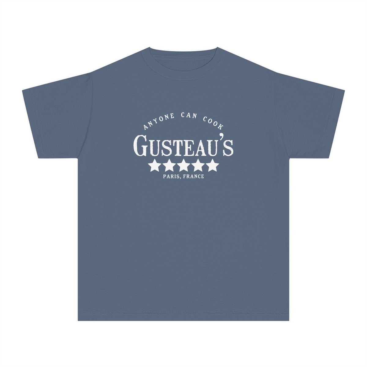 Gusteau’s Anyone Can Cook Comfort Colors Youth Midweight Tee