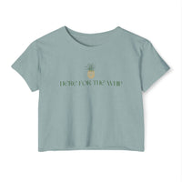 Here for the Whip Women's Festival Crop Top