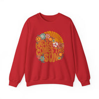 Here Comes The Sun Gildan Unisex Heavy Blend™ Crewneck Sweatshirt