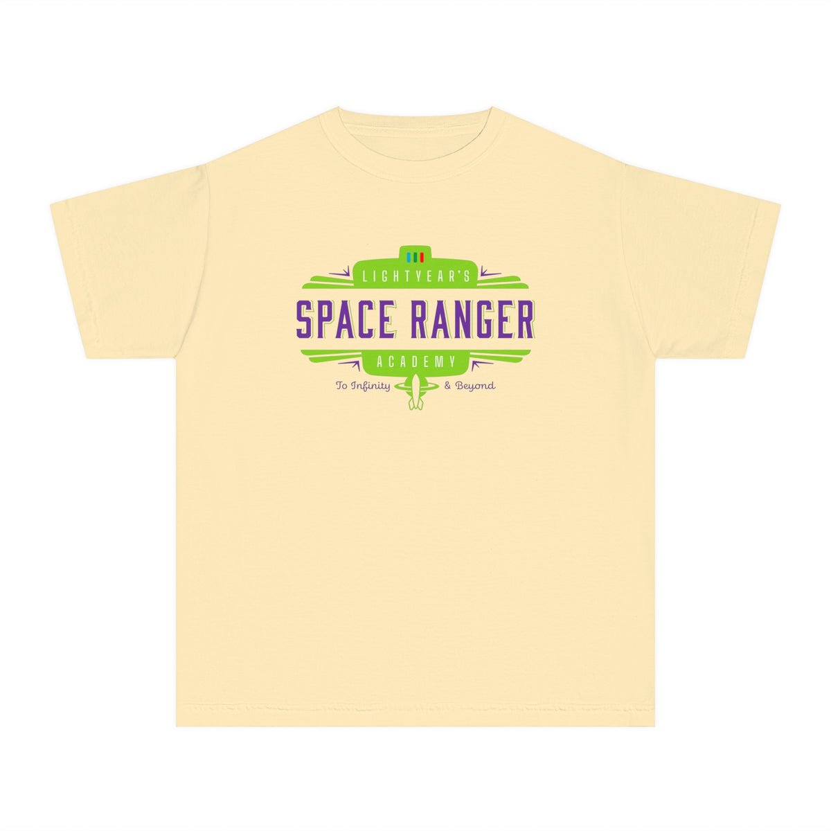 Lightyear's Space Ranger Academy Comfort Colors Youth Midweight Tee