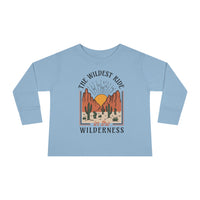 The Wildest Ride In The Wilderness Rabbit Skins Toddler Long Sleeve Tee