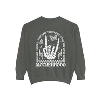 Motherhood Comfort Colors Unisex Garment-Dyed Sweatshirt
