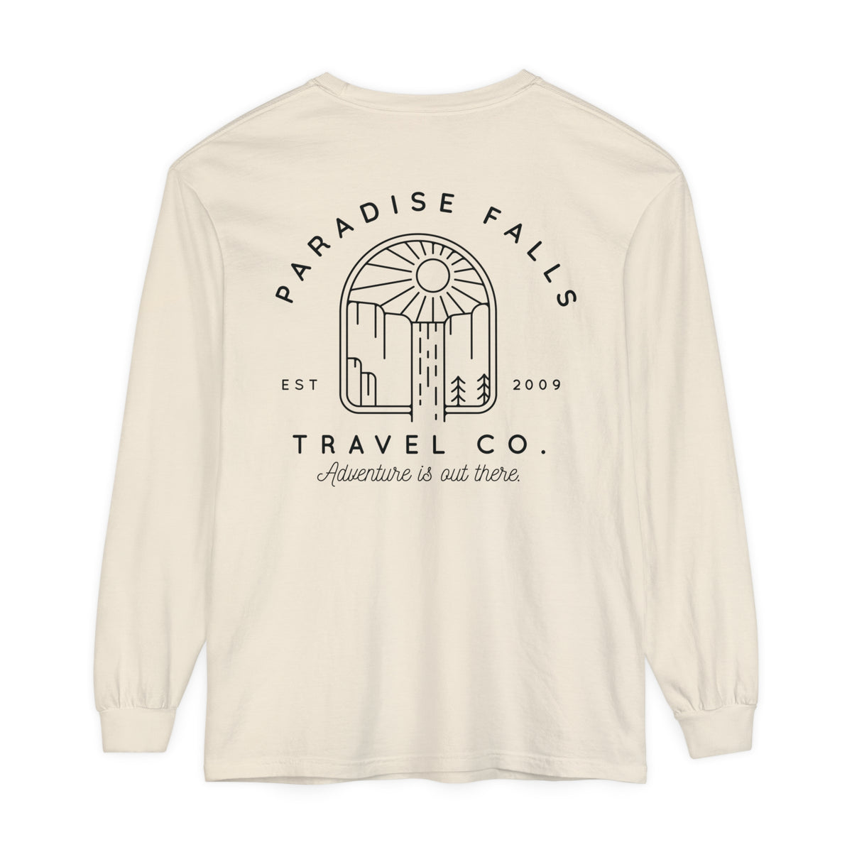 Paradise Falls Comfort Colors Unisex Garment-dyed Long Sleeve T-Shirt