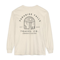 Paradise Falls Comfort Colors Unisex Garment-dyed Long Sleeve T-Shirt