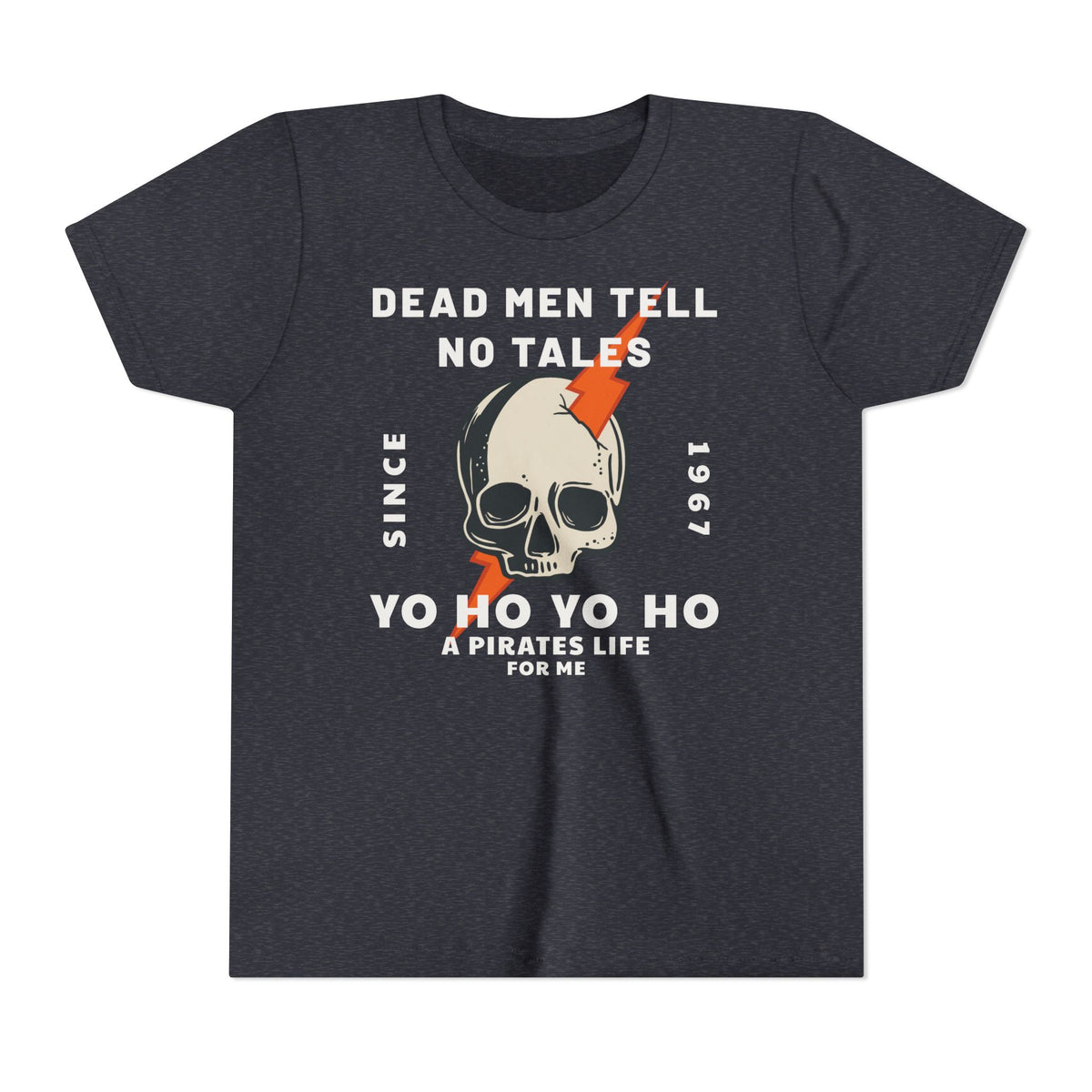 Dead Men Tell No Tales Bella Canvas Youth Short Sleeve Tee