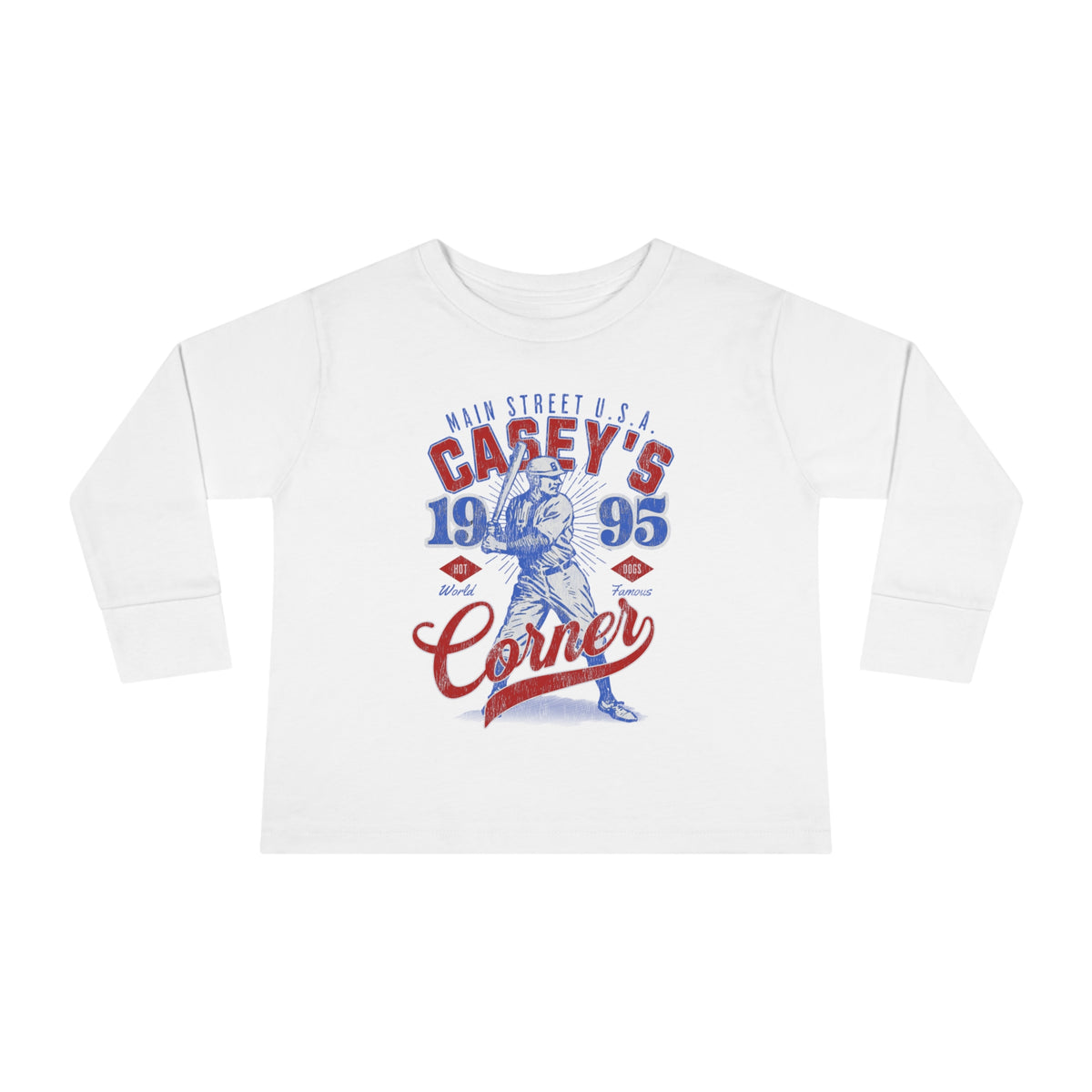 Casey’s Corner Distressed Rabbit Skins Toddler Long Sleeve Tee